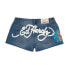 Ed Hardy Flame Skull Denim Shorts - WEHD8000-6