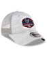 Men's Heather Gray Houston Texans 2023 AFC South Division Champions Locker Room Trophy Collection 9FORTY Trucker Adjustable Hat