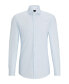 Фото #3 товара Men's Easy-Iron Structured Stretch Cotton Slim-Fit Dress Shirt