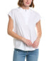 Фото #1 товара Vince Popover Linen-Blend Polo Shirt Women's