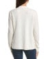 Фото #2 товара Forte Cashmere Doubleknit Notch Collar Cashmere Cardigan Blazer Women's White Xs