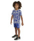 ფოტო #4 პროდუქტის Toddler & Little Boys 2-Pc. Logo Graphic T-Shirt & 3-Stripes Shorts Set