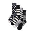 Фото #1 товара HAPPY SOCKS Classic Black & Whites Gift Set Half long socks 4 pairs