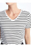 Фото #4 товара Футболка LC Waikiki Striped Neck Woman