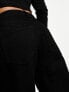 Фото #3 товара Miss Selfridge Petite mom high waist jean in black