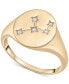 ფოტო #1 პროდუქტის Diamond Virgo Constellation Ring (1/20 ct. t.w.) in 10k Gold, Created for Macy's