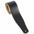 Levys Leather Strap 2,5" BK