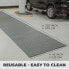 Фото #5 товара Multipurpose Rubber Backed Runner Waterproof Can Be Used for Garage Floors, Garage Floor Mat for Under Car, Hallway and Under Sink | Two Wheels (1.22 x 5.79 m)