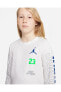 Фото #3 товара Толстовка спортивная Nike Jordan Jdb Swıtch Ls Tee детская мальчика 95b254-001