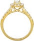 ფოტო #5 პროდუქტის Diamond Halo Bridal Set (1 ct. t.w.) in 14k White, Yellow or Rose Gold