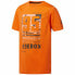 Фото #1 товара Футболка с коротким рукавом мужская Reebok Sportswear Rebelz Оранжевый