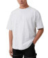 Фото #1 товара Men's Box Fit Scooped Hem T-Shirt