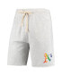 ფოტო #3 პროდუქტის Men's Oatmeal Oakland Athletics Mainstream Logo Terry Tri-Blend Shorts