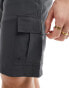 Фото #3 товара New Look cargo swim short in dark grey