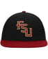 ფოტო #4 პროდუქტის Men's Black and Garnet Florida State Seminoles Team Color Two-Tone Fitted Hat