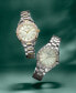 ფოტო #2 პროდუქტის Women's Sutton Diamond (1/10 ct. t.w.) Stainless Steel Bracelet Watch 32.5mm