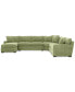 Фото #4 товара Radley 5-Piece Fabric Chaise Sectional Sofa, Created for Macy's