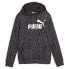 Фото #3 товара Puma Essentials Animal Graphics Pullover Hoodie Womens Black Casual Outerwear 67