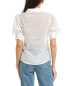 Gracia Embroidered Eyelet Top Women's