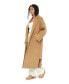 ფოტო #3 პროდუქტის Women's Wide Awake Split Hem Overcoat