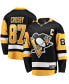 Фото #4 товара Men's Sidney Crosby Black Pittsburgh Penguins Captain Patch Home Breakaway Jersey