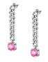 Beautiful steel earrings with Poetica SAUZ09 crystals