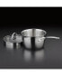 Фото #2 товара Chef's Classic Stainless Steel 3 Qt. Covered Cook-and-Pour Saucepan