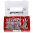 fischer FIXtainer-DUOPOWER/DUOTEC 200 - Expansion anchor - Concrete - Metal - Grey - Red - 90 pc(s) - Box