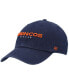 ფოტო #2 პროდუქტის Men's Navy Denver Broncos Clean Up Script Adjustable Hat