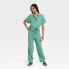 Women's Short Sleeve Linen Boilersuit - Universal Thread Green 12