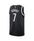 Фото #3 товара Men's and Women's Kevin Durant Black Brooklyn Nets Swingman Jersey - Icon Edition