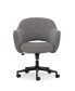 Фото #4 товара Стул задачный Home Furniture Outfitters Sawyer Gray Quilted Task Chair.