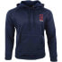 Фото #1 товара SHOEBACCA Solid Logo Hoodie Mens Blue Casual Outerwear P4001-DKN-SB