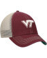 Фото #4 товара Men's Maroon Virginia Tech Hokies Trawler Trucker Snapback Hat