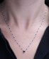 Фото #2 товара Macy's birthstone Gemstone Necklace in Sterling Silver, 16" + 2" extender