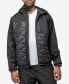 Фото #7 товара Men's Quilted Jacket with Hood