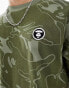 Aape By A Bathing Ape short sleeve t-shirt in green camo grün, XL - 96 CM - фото #3