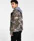 ფოტო #2 პროდუქტის Men’s Sherpa Lined Two Pocket Hooded Trucker Jacket