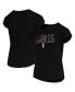 Big Girls Black San Francisco Giants Flip Sequin T-shirt