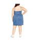 ფოტო #2 პროდუქტის Plus Size Ashlynn Mini Denim Dress