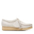 [26165560] WOMENS CLARKS WALLABEE - WHITE NUBUCK