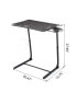 Фото #5 товара Set Of 2 Portable Computer Table Office Desk Height Angle Adjusting Furniture, Black