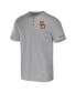 Фото #2 товара Men's Darius Rucker Collection by Heather Gray San Diego Padres Henley T-shirt