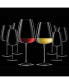 Talismano 8-pc Stemware Set - 4 Red & 4 White