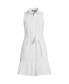 Women's Sleeveless Eyelet Shirt Dress