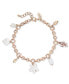 Фото #1 товара Mixed Bead & Stone Sea Charm Anklet, Created for Macy's