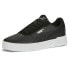 Фото #2 товара Puma Carina 2.0 Laser Cut Lace Up Womens Black Sneakers Casual Shoes 38938902