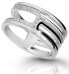 The original ring of silver M11075 52 mm - фото #1