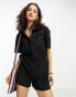 Фото #1 товара Reclaimed Vintage romper playsuit in black