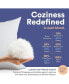 Фото #2 товара Подушка Continental Bedding 20x20 Набор из 2 шт. Роскошный набор вставок для домашних подушек 50% пуха 50% пера